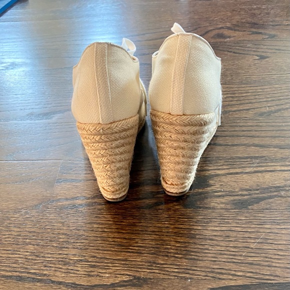 Christian Louboutin ivory espadrille platforms - Picture 4 of 8